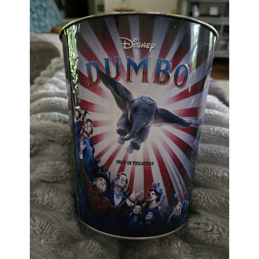 Disney DUMBO‎ Metal Popcorn Bucket Marvel 130 oz.  Super Cute!
